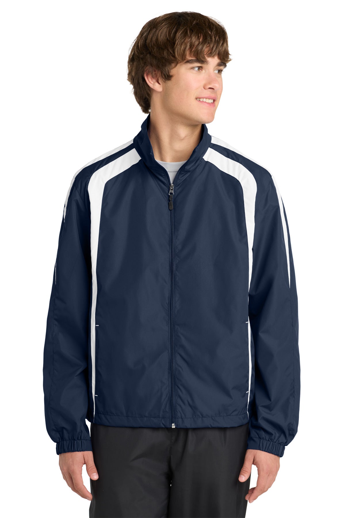 Sport-Tek Colorblock Raglan Jacket. JST60