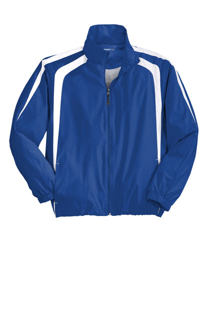 Sport-Tek Colorblock Raglan Jacket. JST60