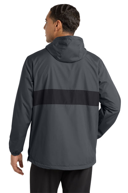 Sport-Tek Zipped Pocket Anorak. JST65