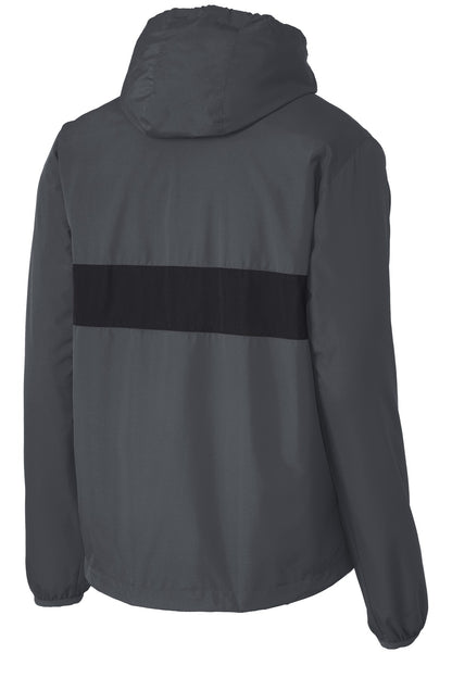 Sport-Tek Zipped Pocket Anorak. JST65