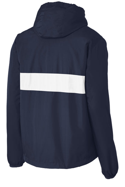 Sport-Tek Zipped Pocket Anorak. JST65