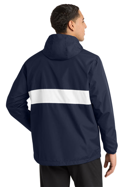 Sport-Tek Zipped Pocket Anorak. JST65