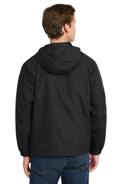 Sport-Tek Hooded Raglan Jacket. JST73