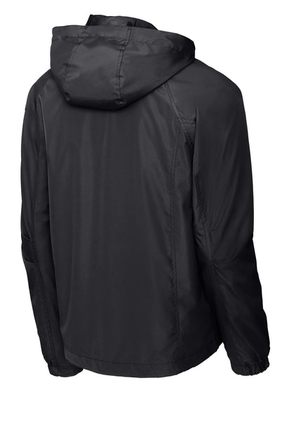 Sport-Tek Hooded Raglan Jacket. JST73