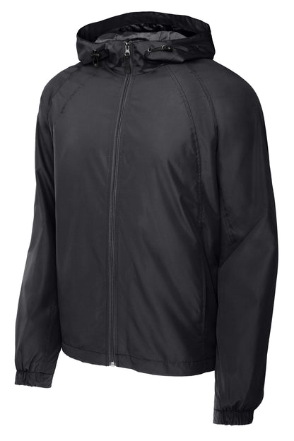 Sport-Tek Hooded Raglan Jacket. JST73