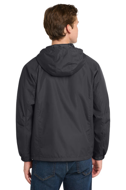 Sport-Tek Hooded Raglan Jacket. JST73