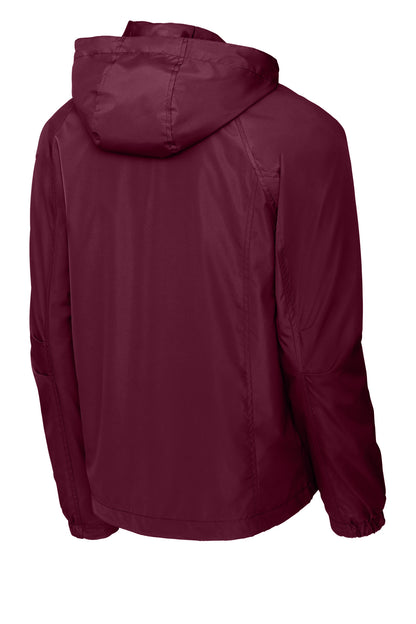 Sport-Tek Hooded Raglan Jacket. JST73