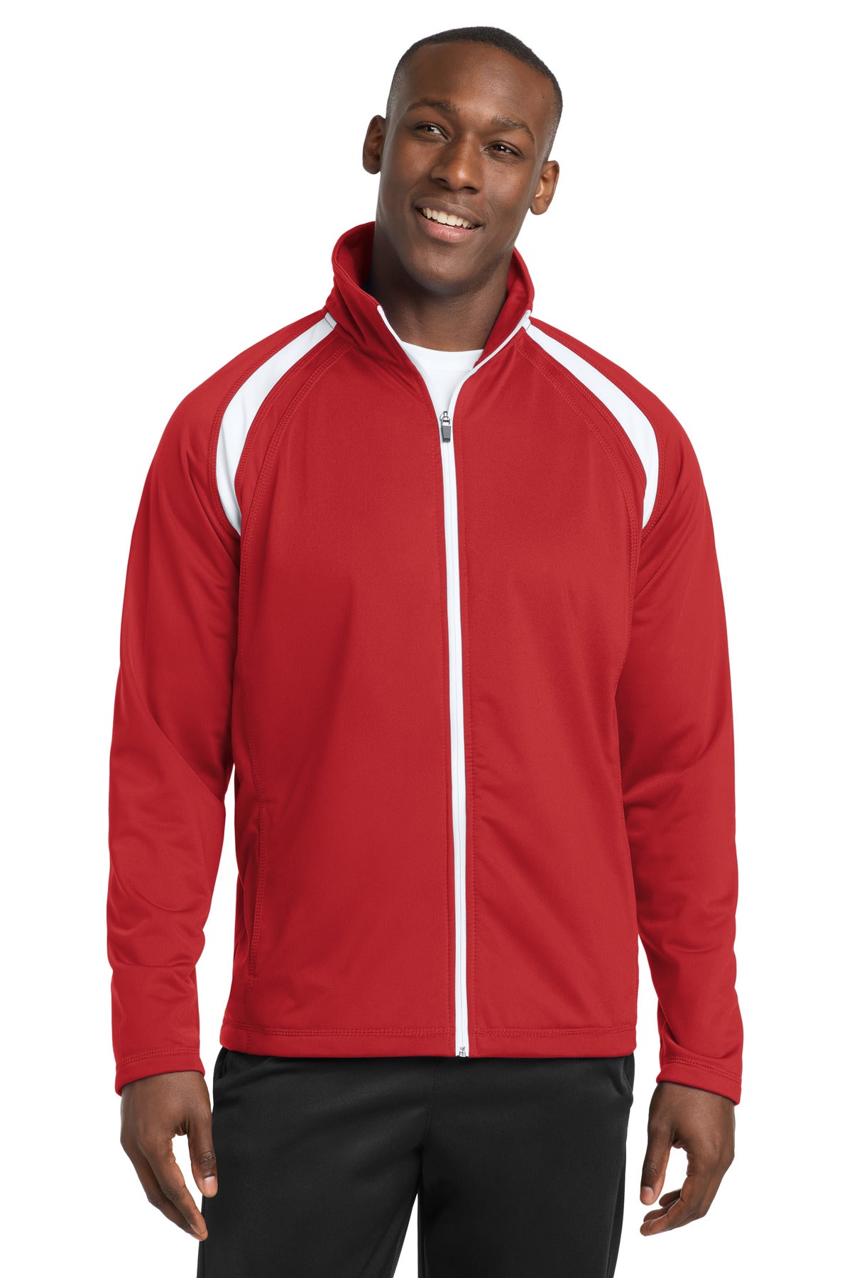 Sport-Tek Tricot Track Jacket. JST90