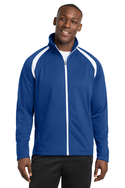 Sport-Tek Tricot Track Jacket. JST90