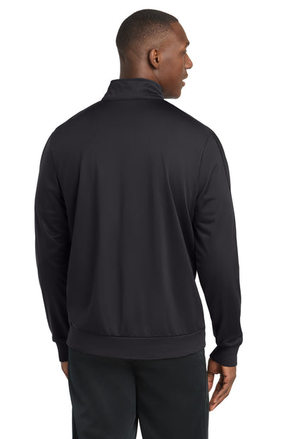 Sport-Tek  Tricot Sleeve Stripe Track Jacket. JST94