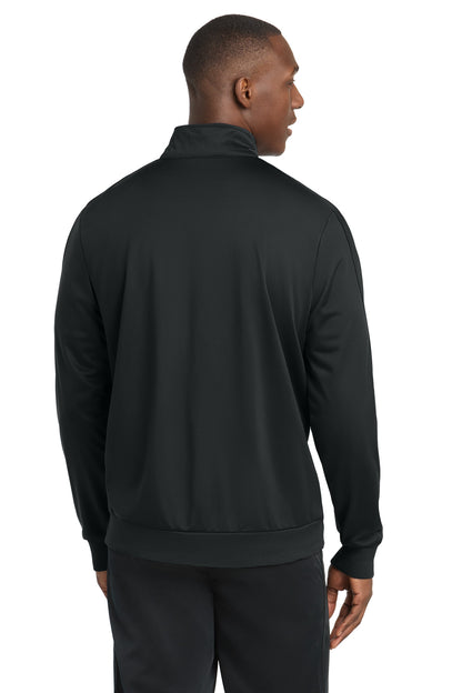 Sport-Tek  Tricot Sleeve Stripe Track Jacket. JST94