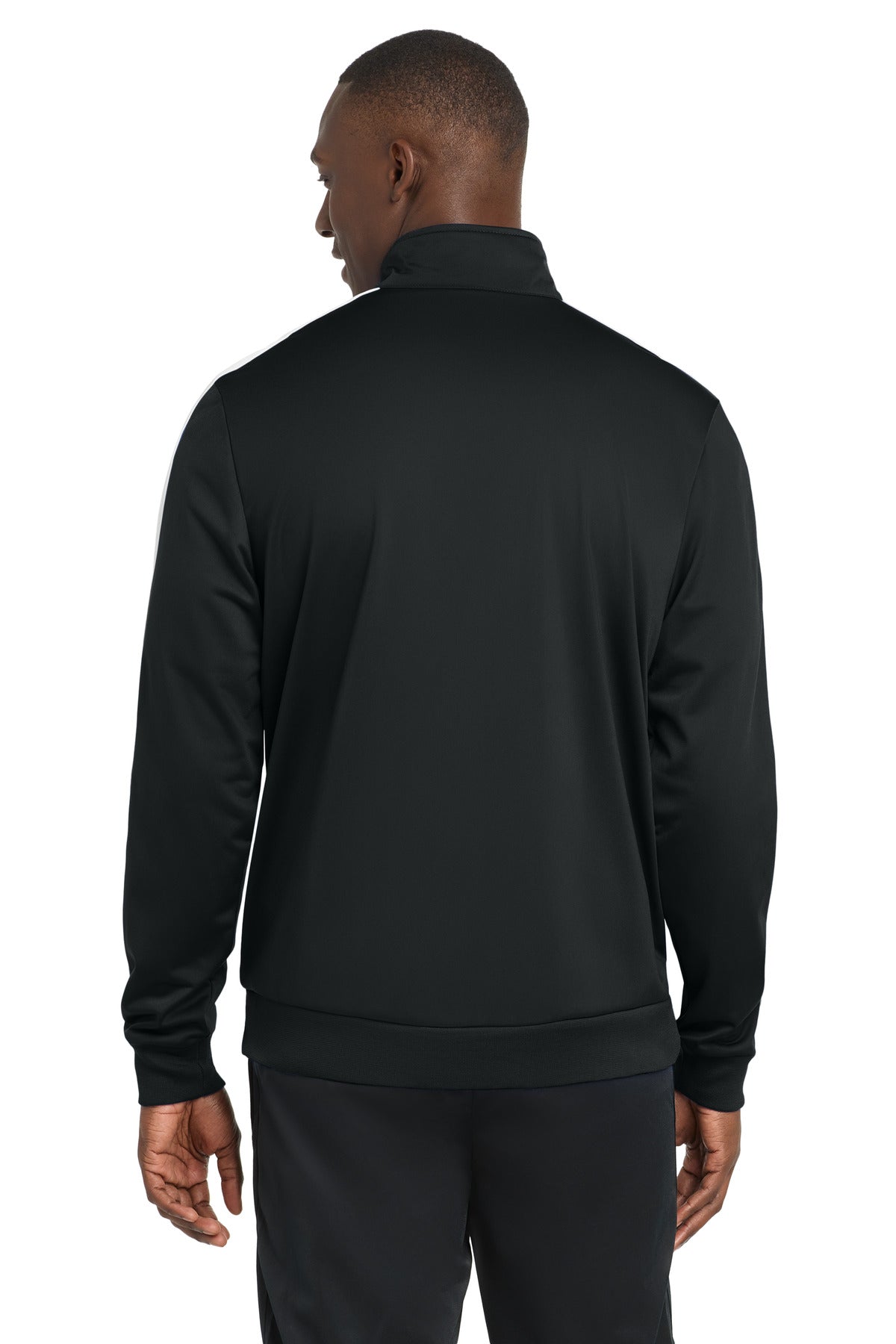 Sport-Tek  Tricot Sleeve Stripe Track Jacket. JST94