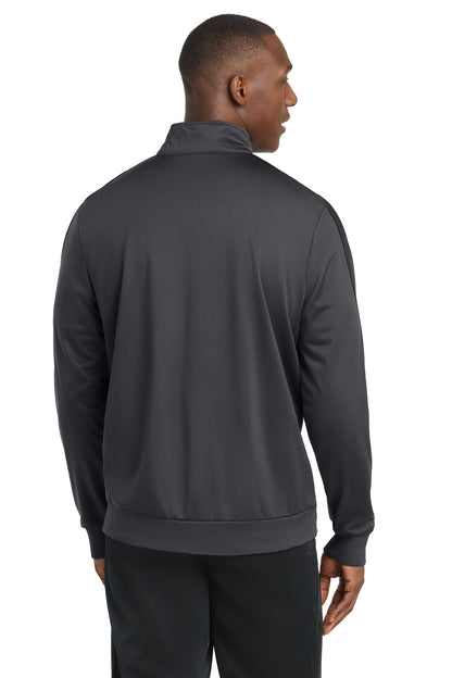 Sport-Tek  Tricot Sleeve Stripe Track Jacket. JST94