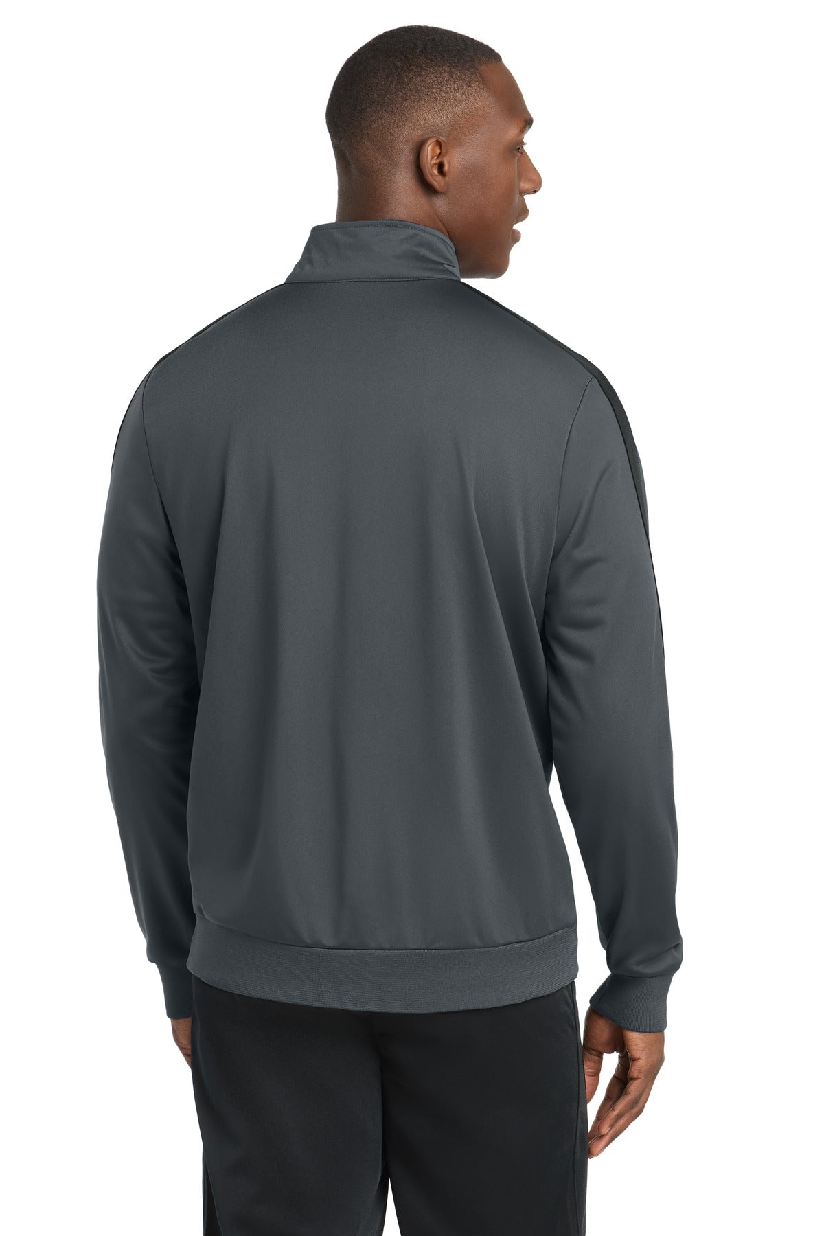 Sport-Tek  Tricot Sleeve Stripe Track Jacket. JST94