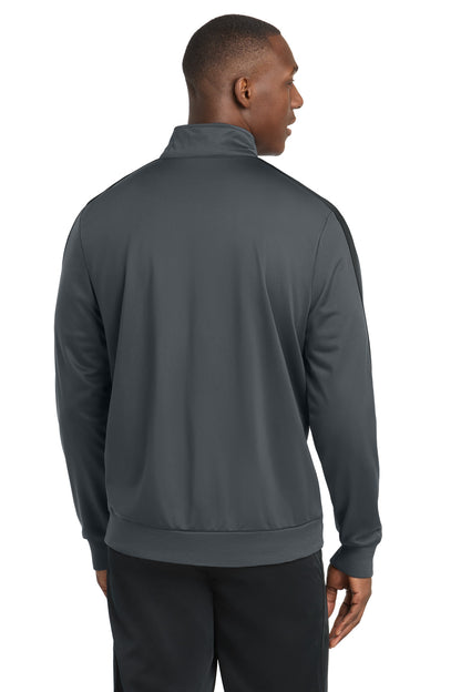 Sport-Tek  Tricot Sleeve Stripe Track Jacket. JST94