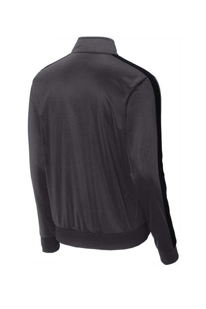 Sport-Tek  Tricot Sleeve Stripe Track Jacket. JST94