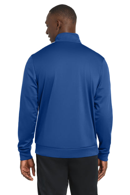 Sport-Tek  Tricot Sleeve Stripe Track Jacket. JST94