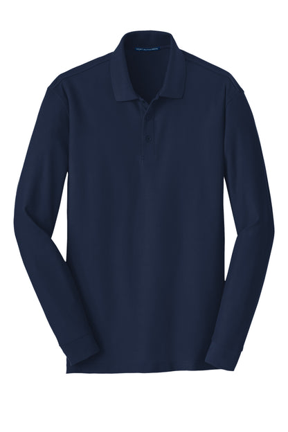 Port Authority Long Sleeve Core Classic Pique Polo. K100LS