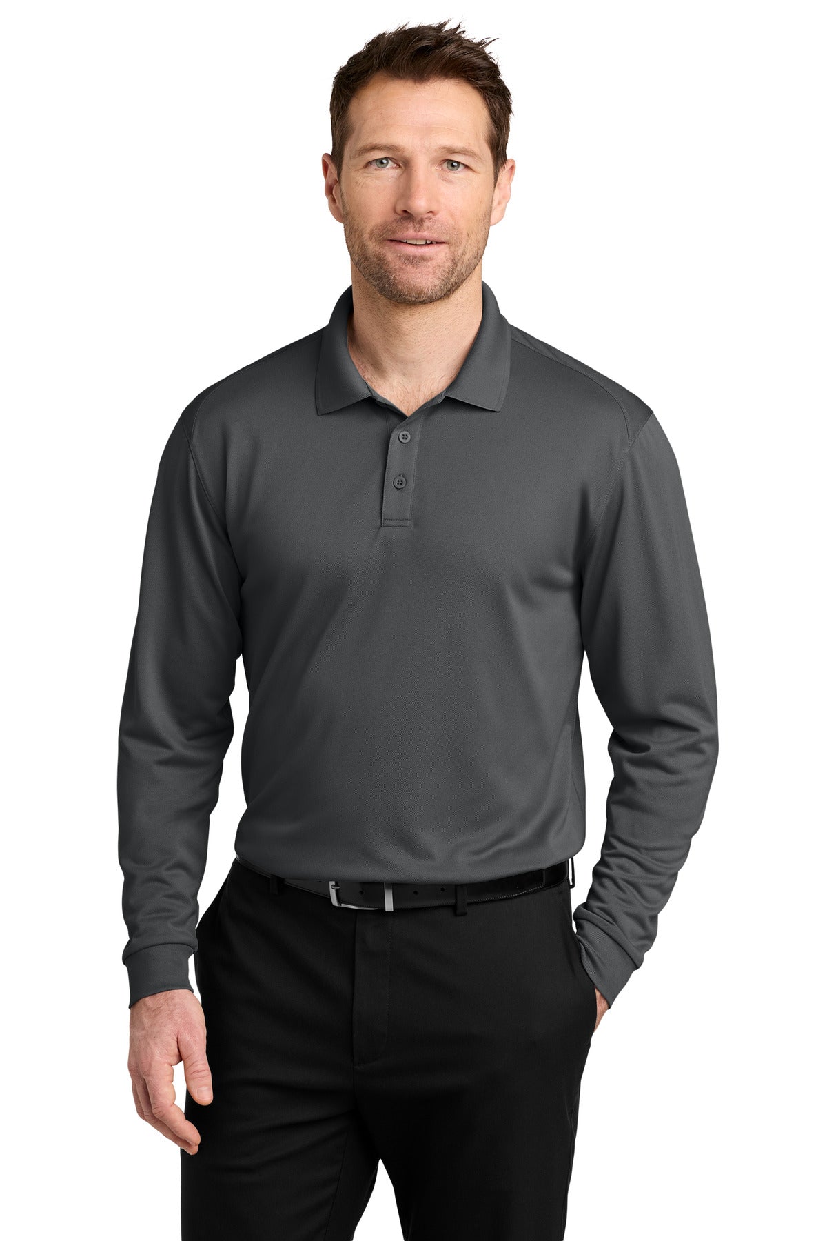 Port Authority Wearever Performance Pique Long Sleeve Polo K240LS