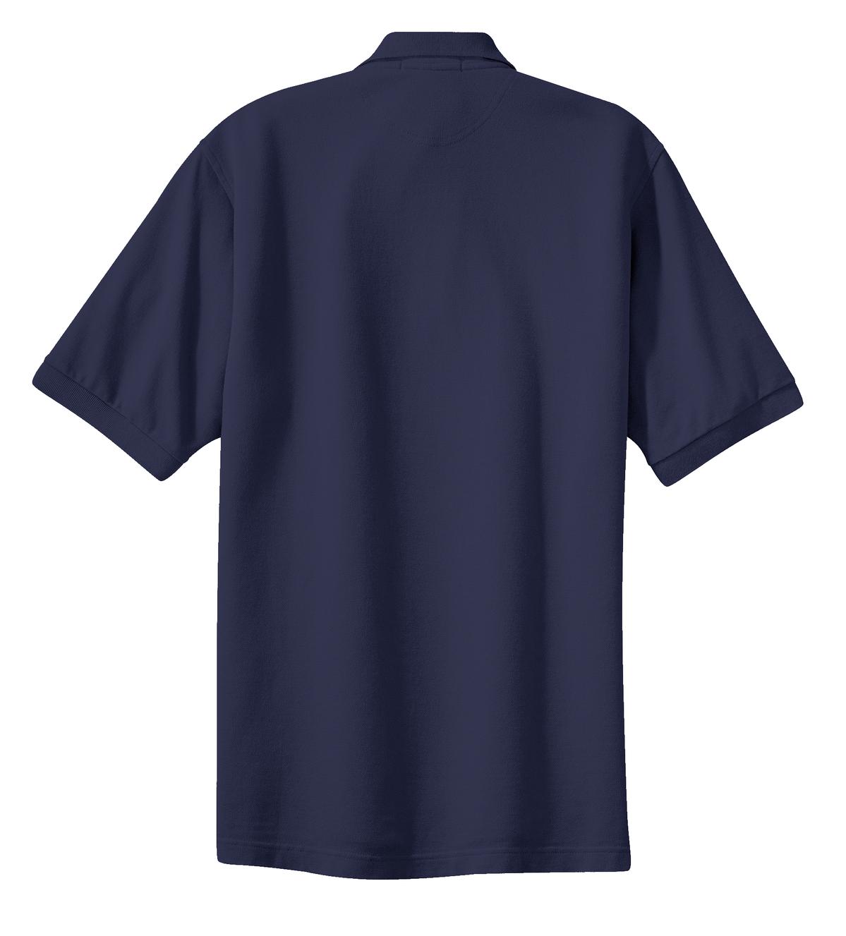 Port Authority Tall Heavyweight Cotton Pique Polo.  TLK420