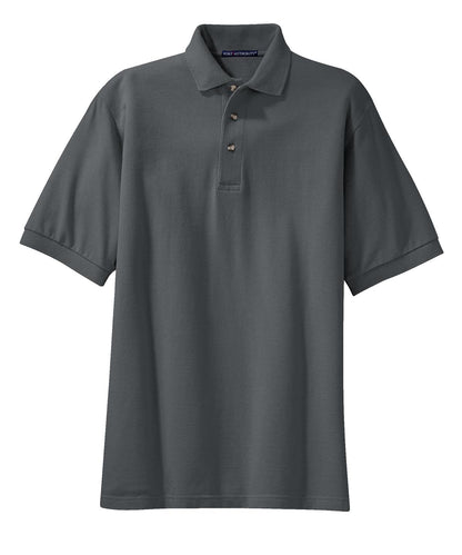 Port Authority Tall Heavyweight Cotton Pique Polo.  TLK420