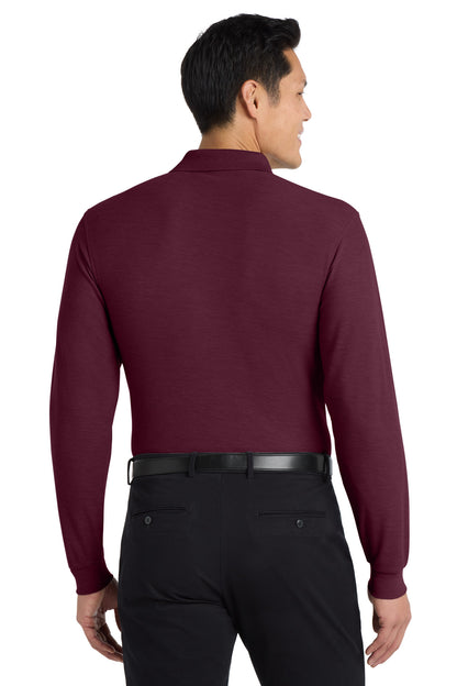 Port Authority Silk Touch Long Sleeve Polo.  K500LS