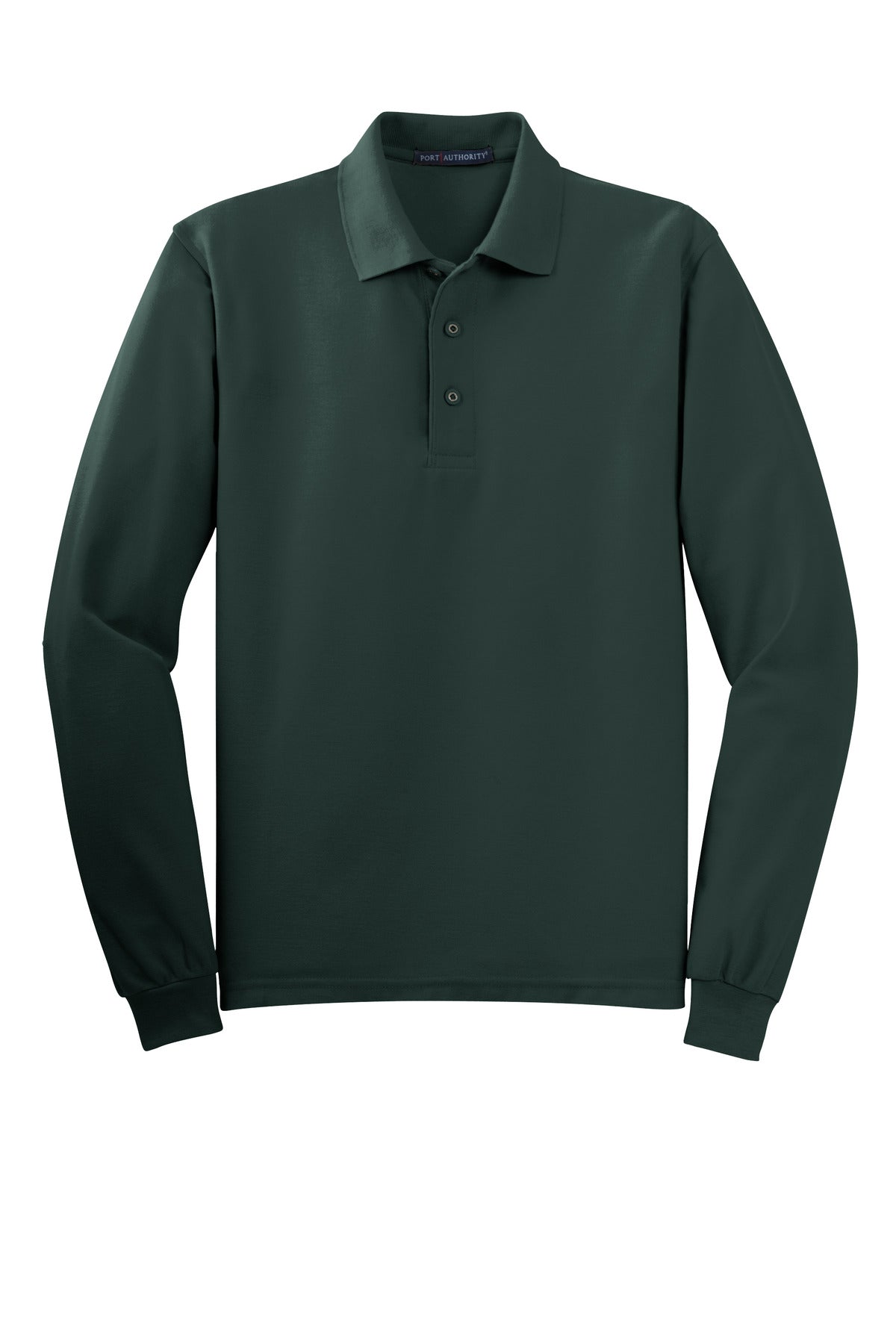 Port Authority Silk Touch Long Sleeve Polo.  K500LS