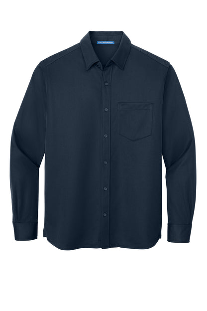 Port Authority Dimension Knit Dress Shirt. K570