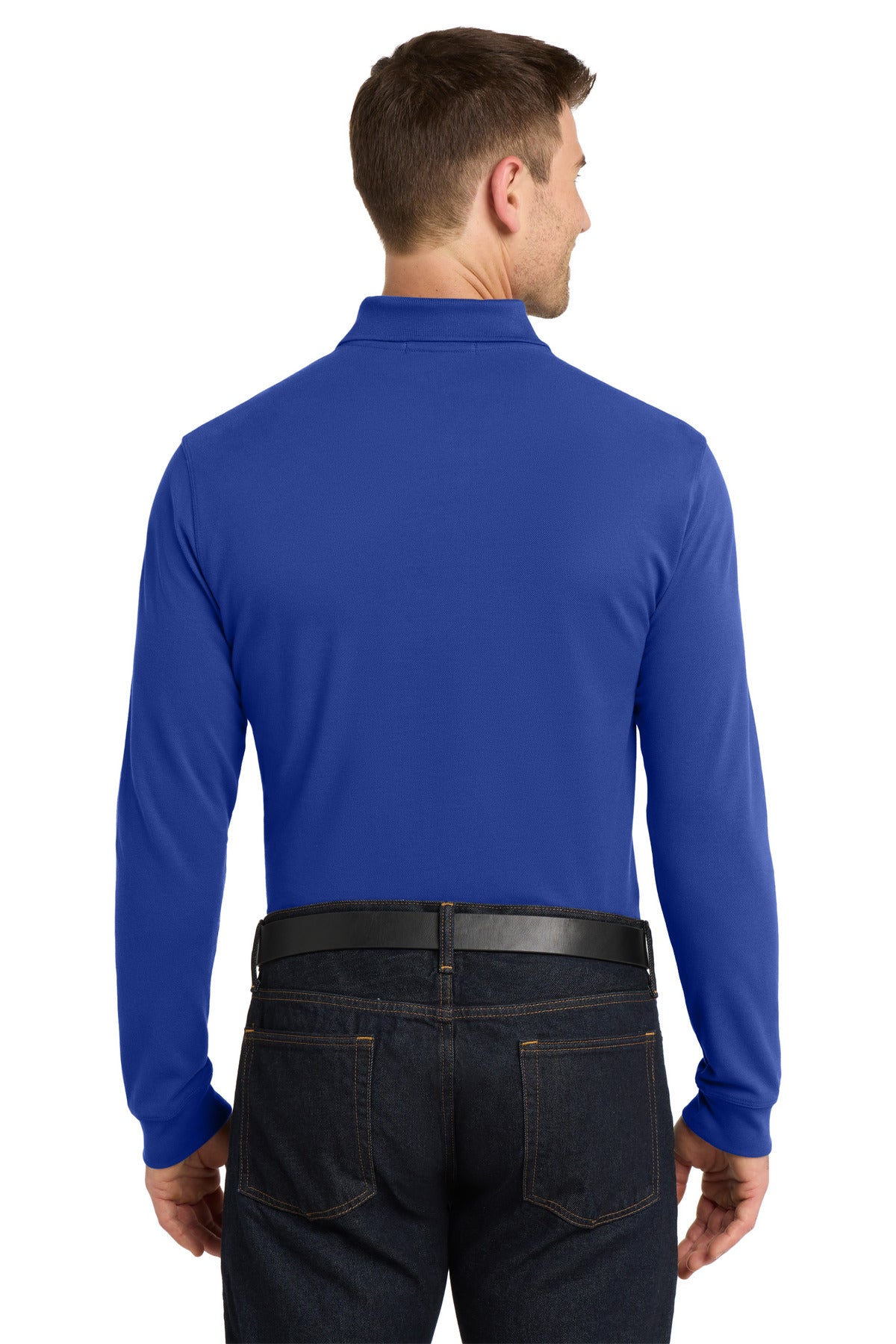 Port Authority EZCotton Long Sleeve Polo. K8000LS