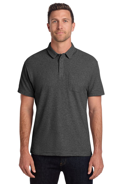 Port Authority C-FREE Cotton Blend Pique Pocket Polo K868