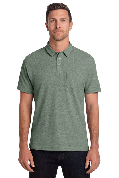 Port Authority C-FREE Cotton Blend Pique Pocket Polo K868