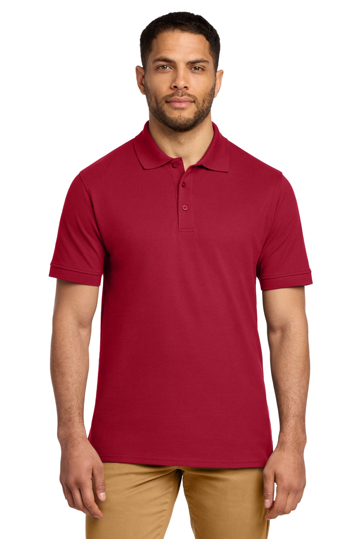 Port & Co Combed Ring Spun Pique Polo. KP1500