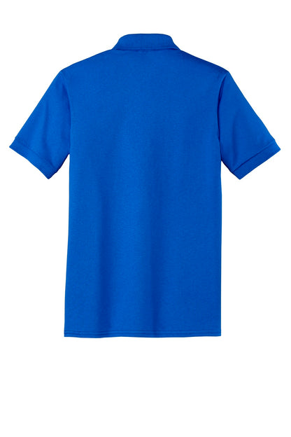 Port & Co Core Blend Jersey Knit Pocket Polo. KP55P