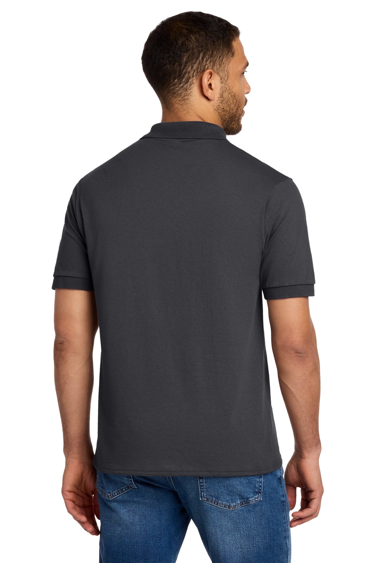 Port & Co Tall Core Blend Jersey Knit Polo. KP55T