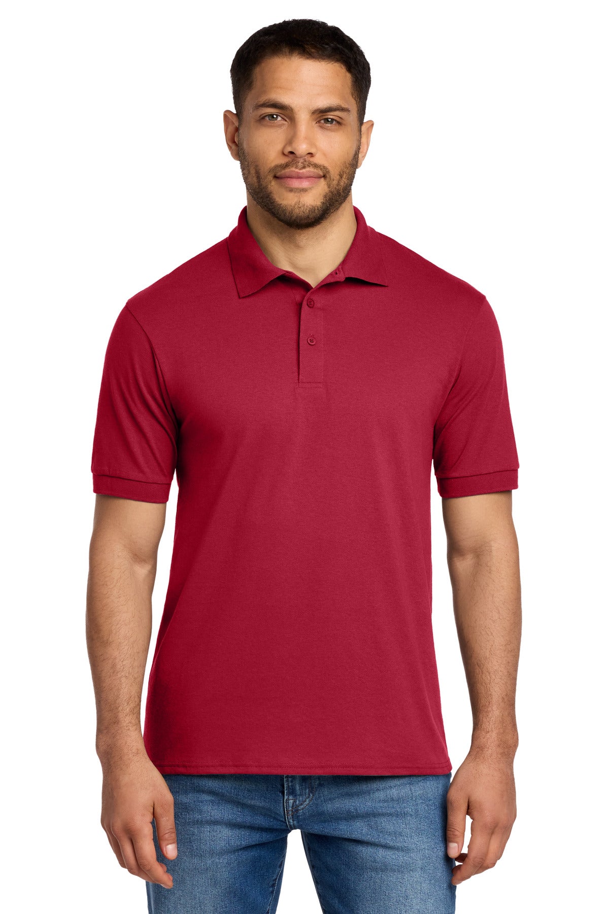 Port & Co Core Blend Jersey Knit Polo. KP55