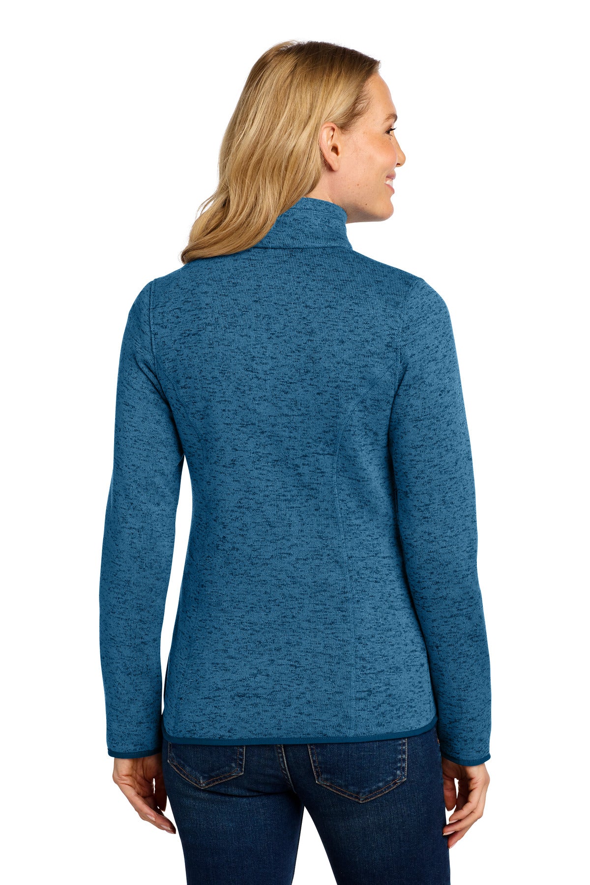 Port Authority Women's Sweater Fleece Jacket. L232