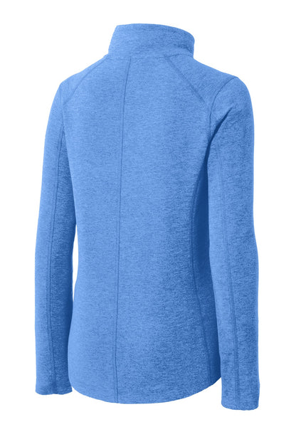 Port Authority Women's Heather Microfleece Full-Zip Jacket. L235
