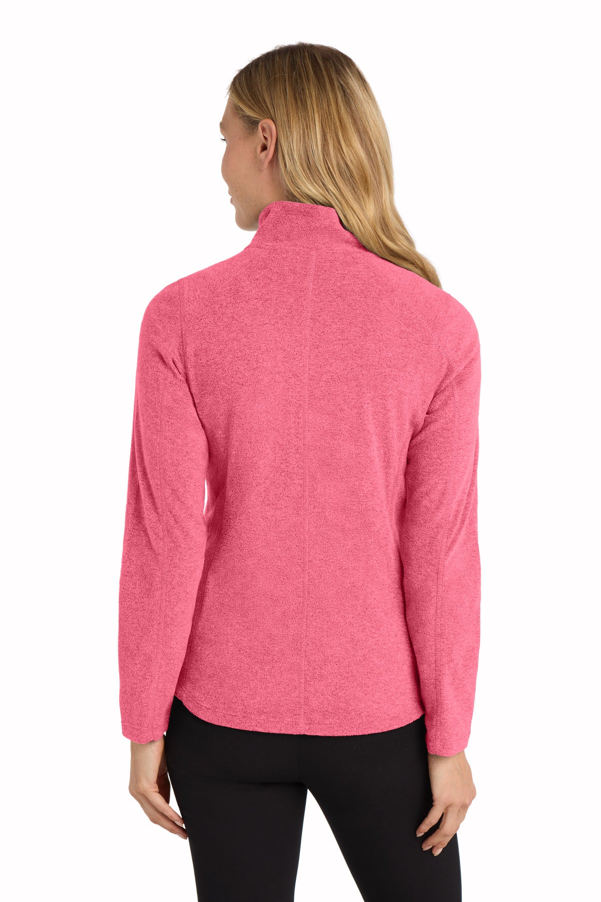 Port Authority Women's Heather Microfleece Full-Zip Jacket. L235