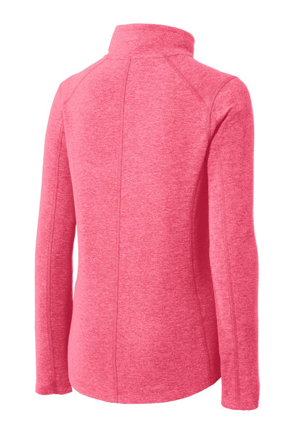 Port Authority Women's Heather Microfleece Full-Zip Jacket. L235