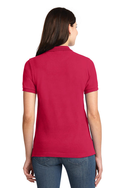 Port Authority Women's Heavyweight Cotton Pique Polo.  L420