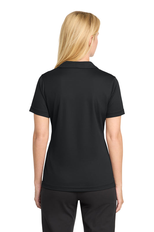 Sport-Tek Women's Dri-Mesh V-Neck Polo.  L469
