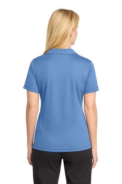 Sport-Tek Women's Dri-Mesh V-Neck Polo.  L469