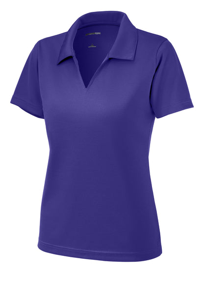 Sport-Tek Women's Dri-Mesh V-Neck Polo.  L469