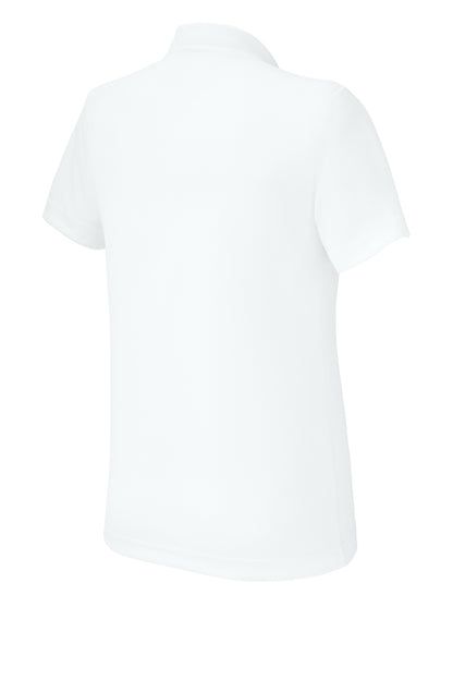 Sport-Tek Women's Dri-Mesh V-Neck Polo.  L469