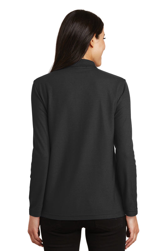 Port Authority Women's Silk Touch Long Sleeve Polo.  L500LS
