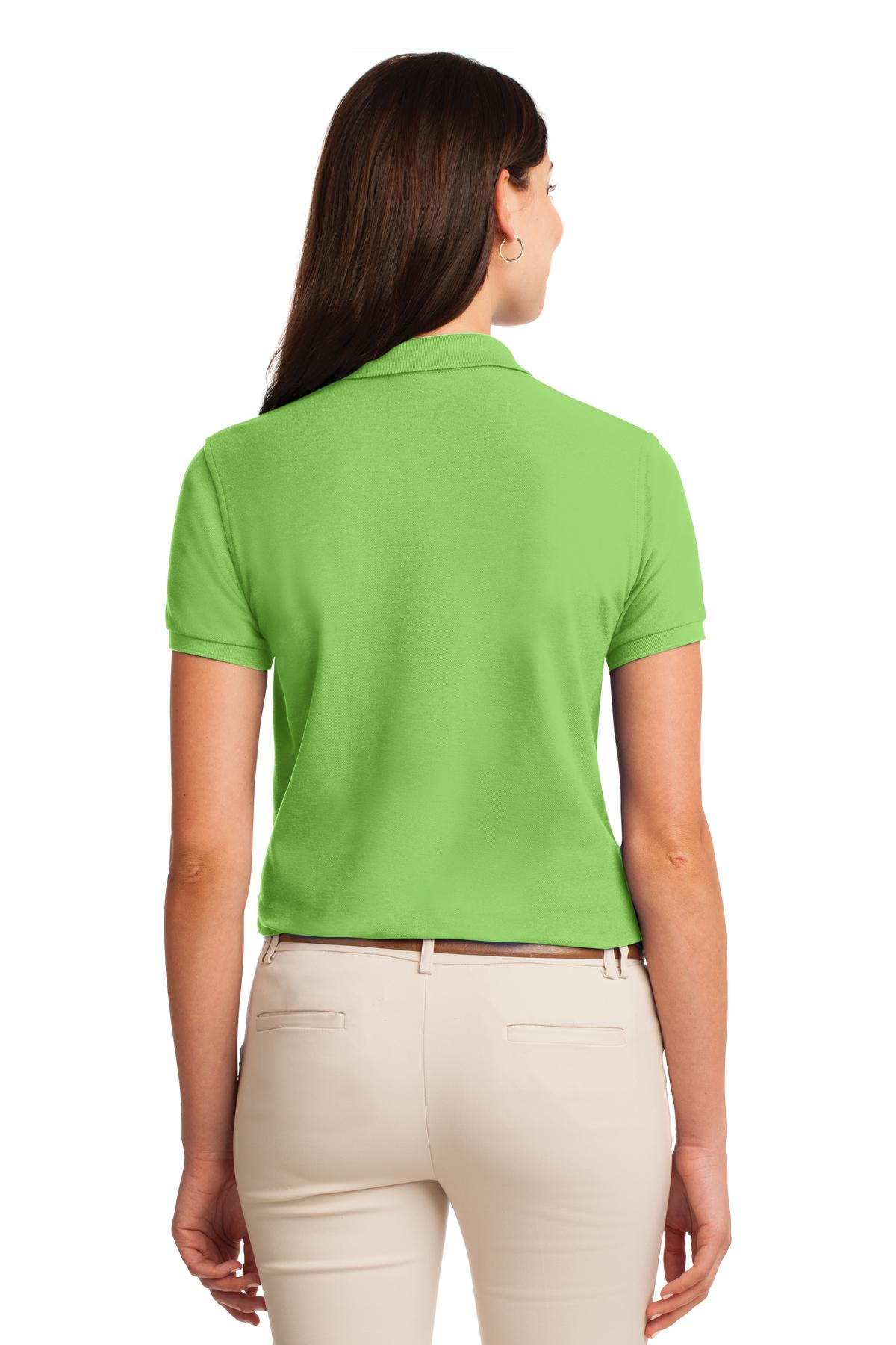 Port Authority Women's Silk Touch Polo.  L500