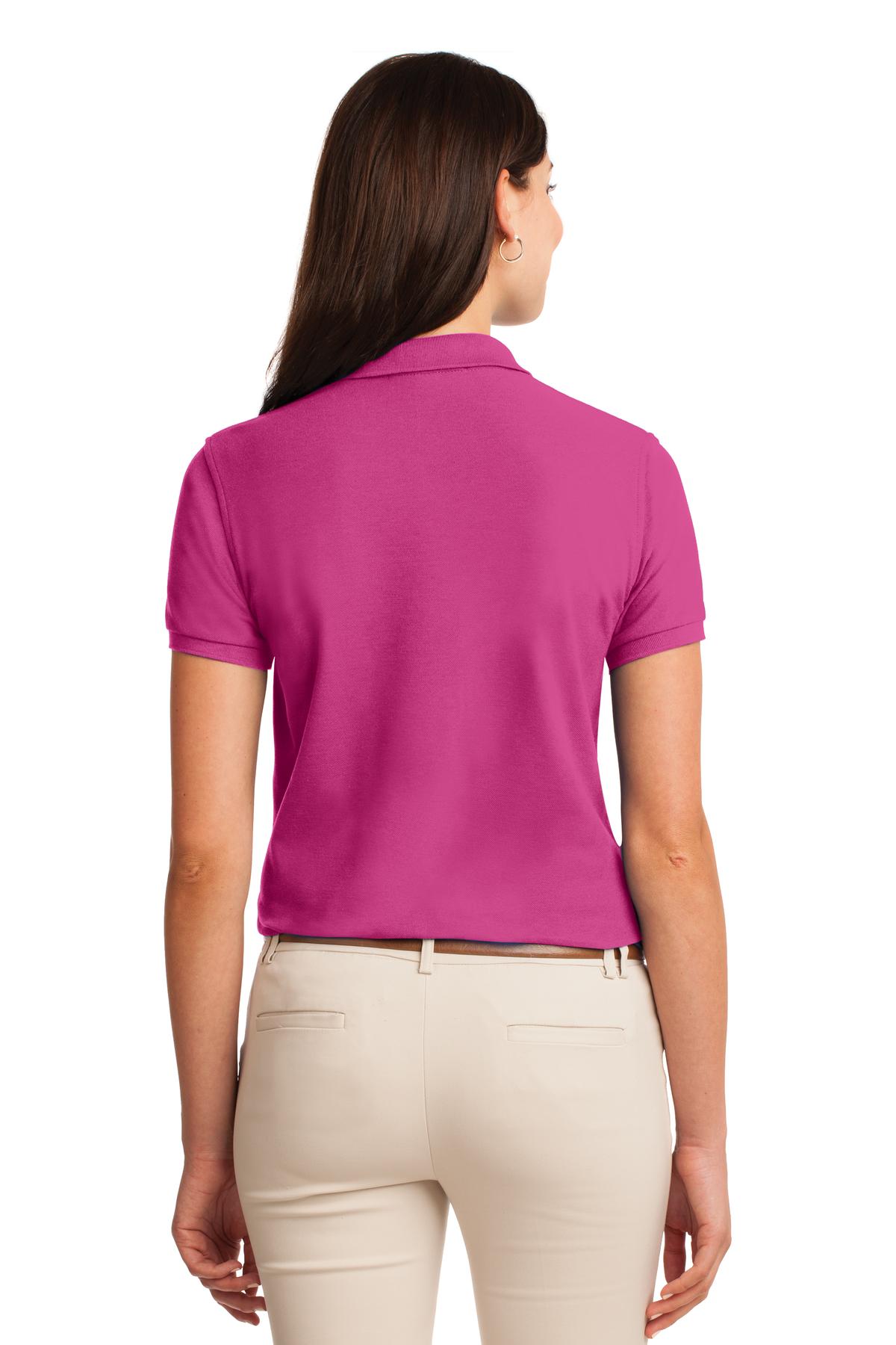 Port Authority Women's Silk Touch Polo.  L500