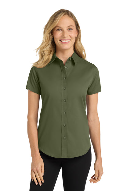 Port Authority Women's Short Sleeve Easy Care  Shirt.  L508