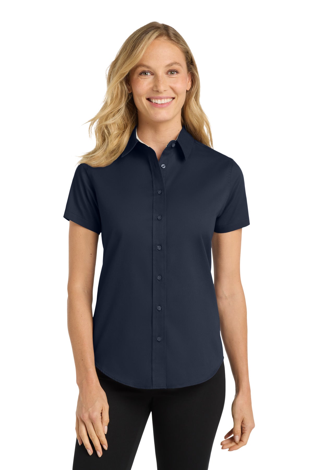 Port Authority Women's Short Sleeve Easy Care  Shirt.  L508