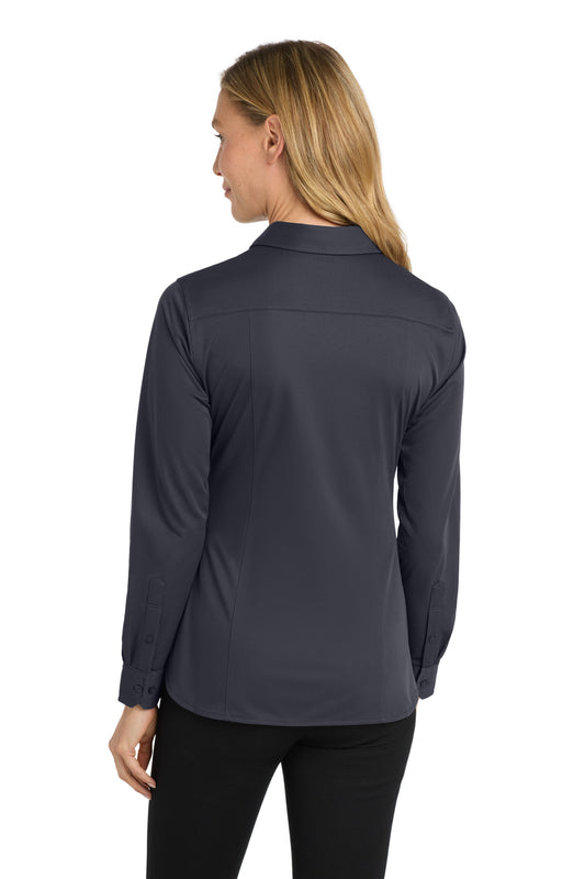 Port Authority Women's Dimension Knit Dress Shirt. L570